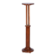Restored art deco pedestal, beech, walnut, 1920s, czechia