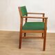 Kinnarps Oslosund armchair in oak and fabric 1960 Sweden