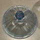 Vintage blue azure glass bonbonnière / sugar bowl – Vallérysthal (Condition