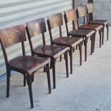 Set of 6 thonet bistro chairs