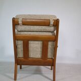 Mid-Century Teak Highback Lounge Chair by Juul Kristensen, Denmark, 1960s