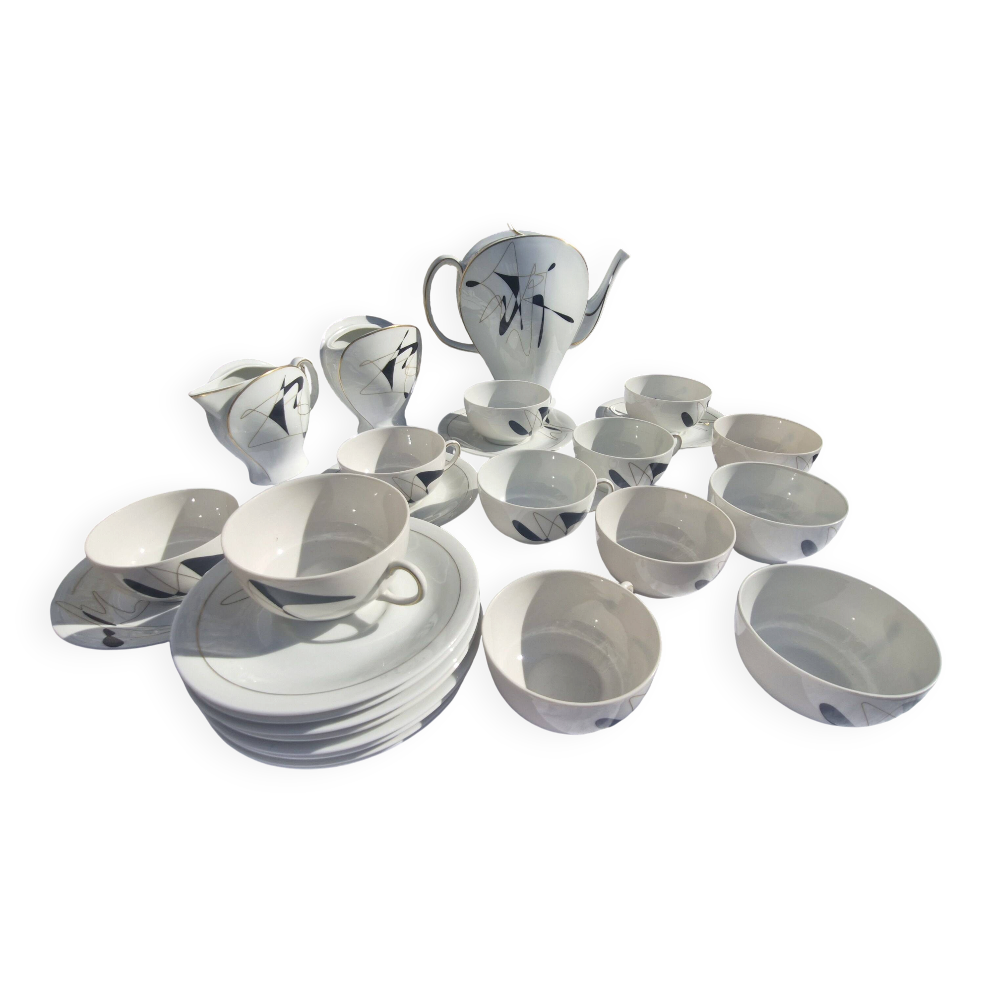 Art Deco coffee service