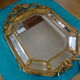 Miroir à pareclose doré fin XIX ème 130cmx85cm