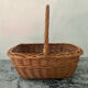 Vintage woven wicker basket