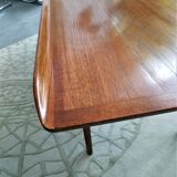 Scandinavian-style teak coffee table