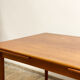 Extendable mid century teak dining table by scovby, denmark, 1950s