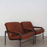 Andre Vandenbeuck for Strassle International armchairs model Aluline, Switzerland 1960s