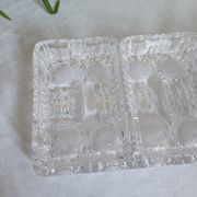 Serviteur / Plateau de service en cristal