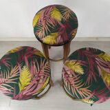 3 art deco bar stools