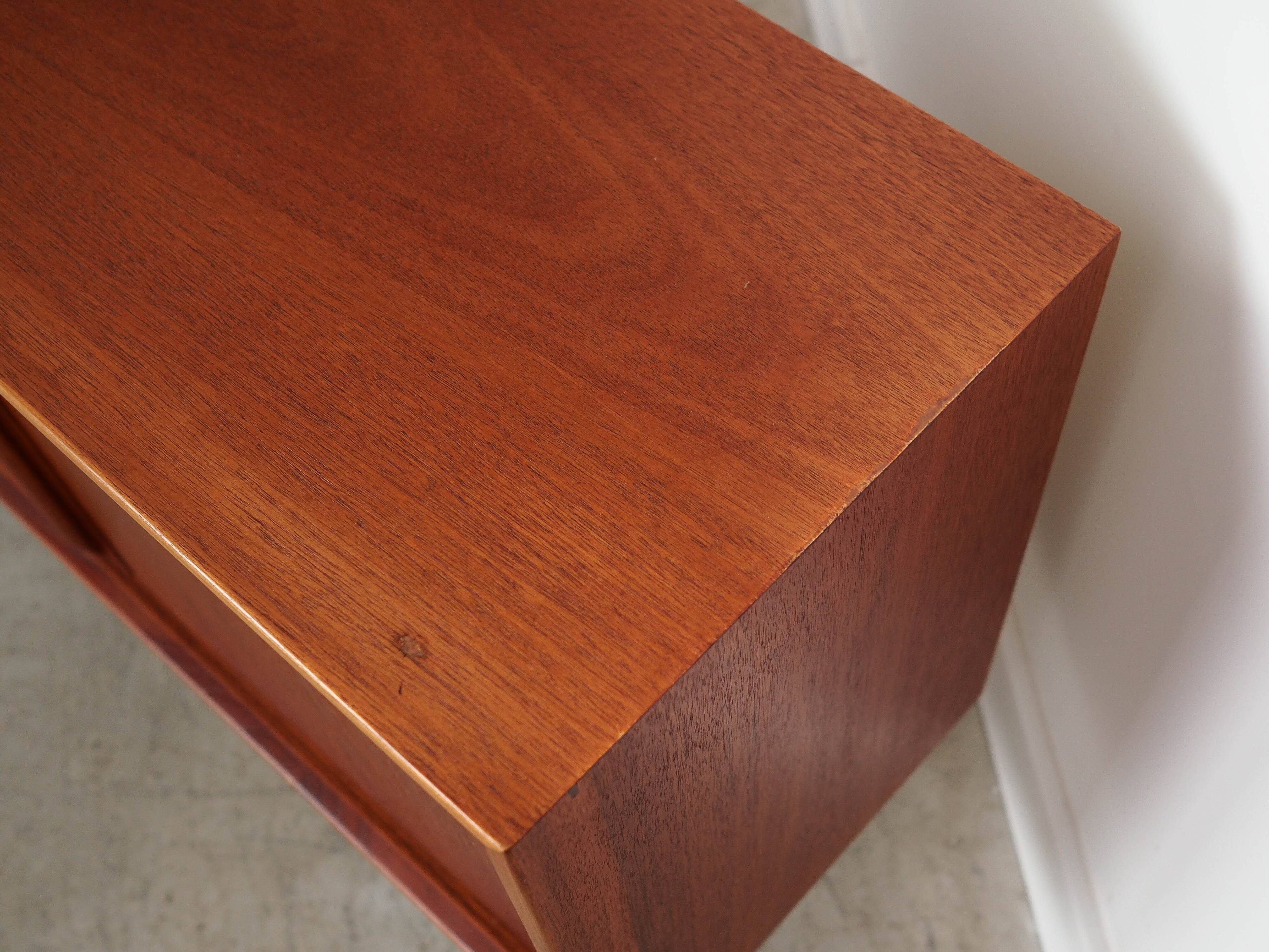Teak sideboard, Danish design, 1960s, manufactured in Denmark