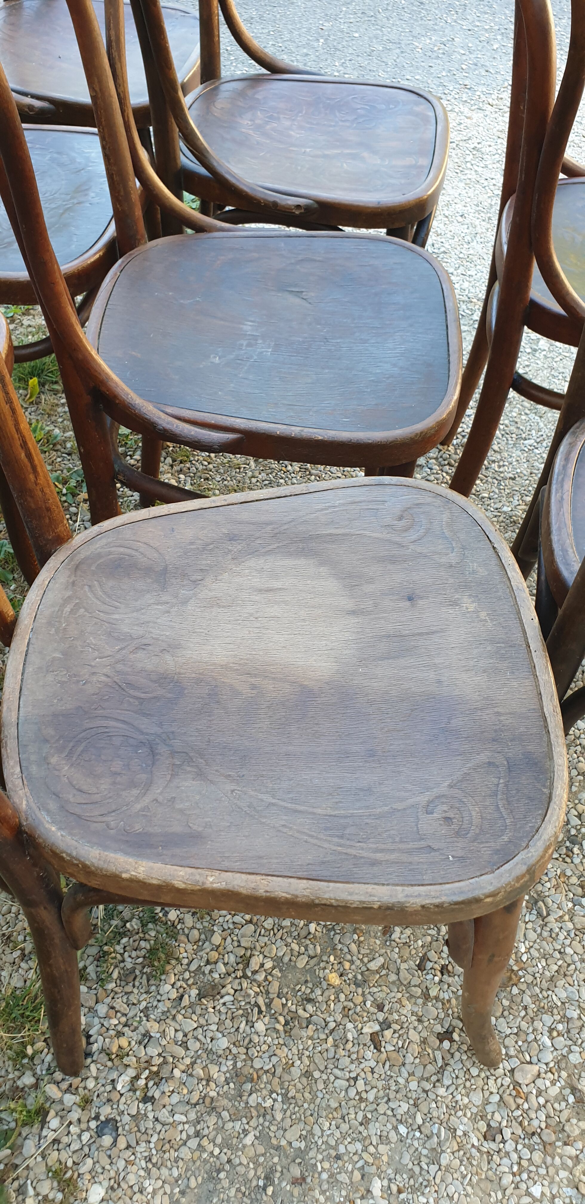 10 chaises Jacob & Joseph Kohn en bois courbé 1900
