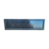 Panneau bar bistrot en bois wine & spirits
