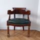 Massive acajou empire style armchair