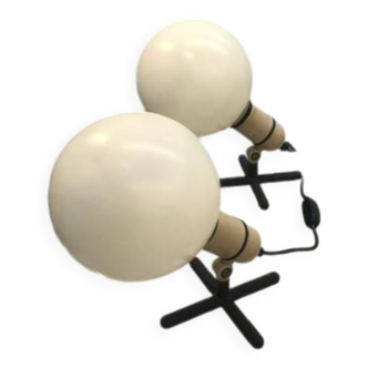 Pair of 70's design table lamps, LITA edition