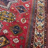 Nice large vintage carpet chirwan Azerbaijan handmade 234x310 cm