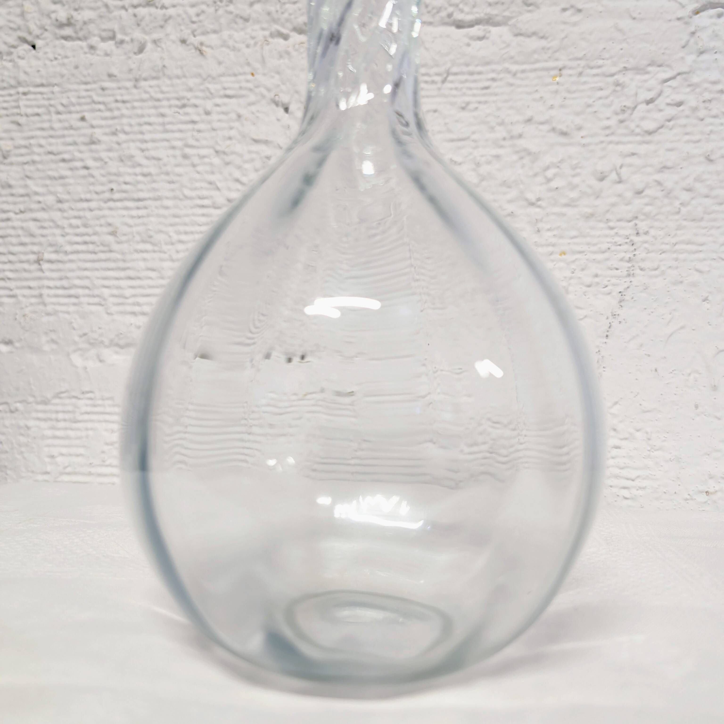 Blown glass carafe