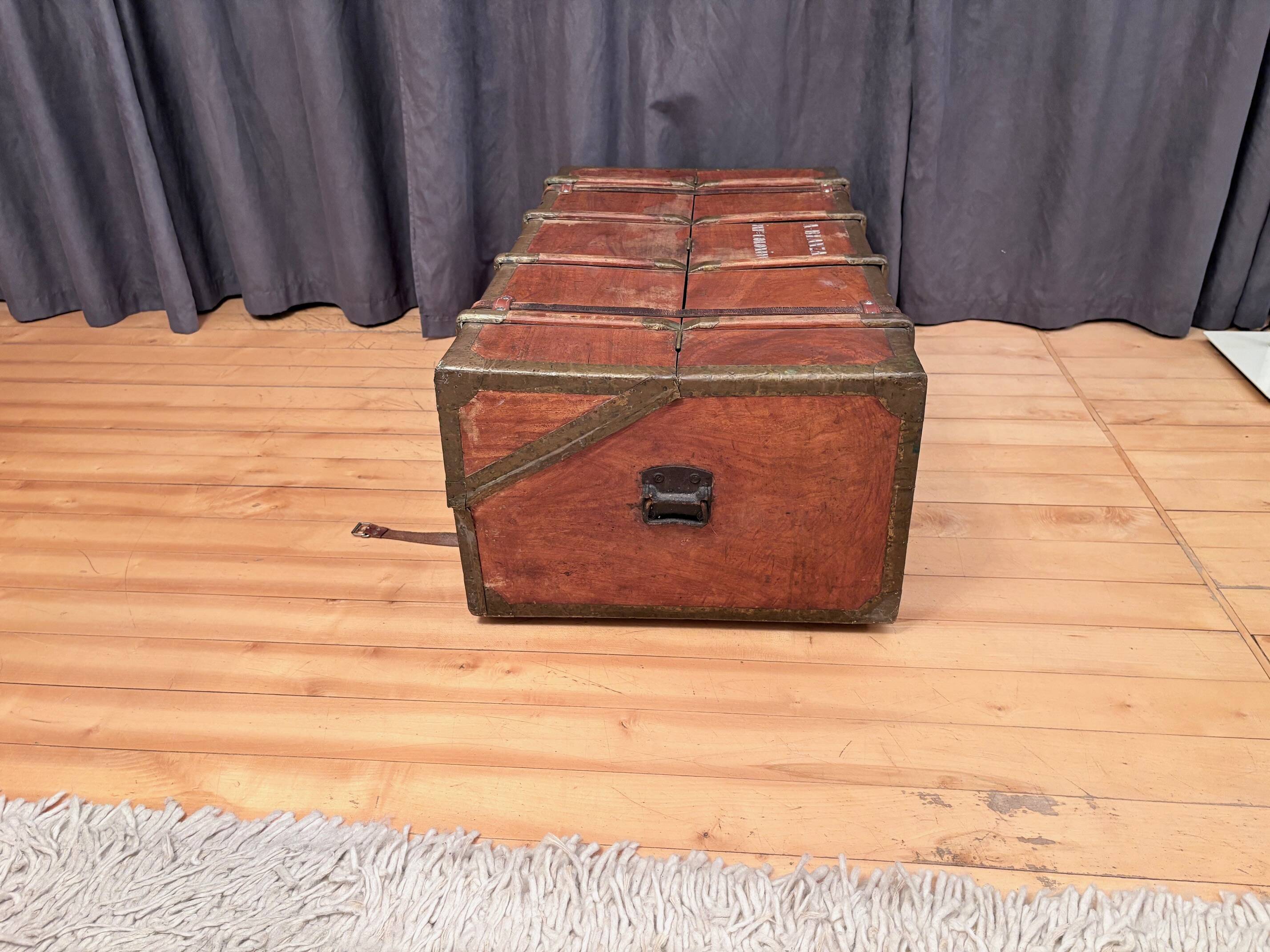 French officer's cabin trunk, mid-19th century