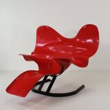 Chaise Longue "Éléphant" de Bernard Rancillac – Édition Limitée 07/100 – Rouge