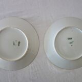 2 dinner plates, soup plates, dessert plates and Legrand Limoges 1920 relish dish