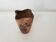 Ceramic vase with floral motif signed Vallauris