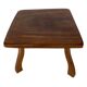 Vintage wooden tree trunk stool plant stool