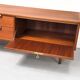 Teak lowboard with drawers from WK Möbel, 1960s