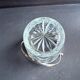 Ice Bucket – Cut Crystal and Silver Metal