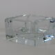 Cube/ Square shaped crystal ashtray Sevres France