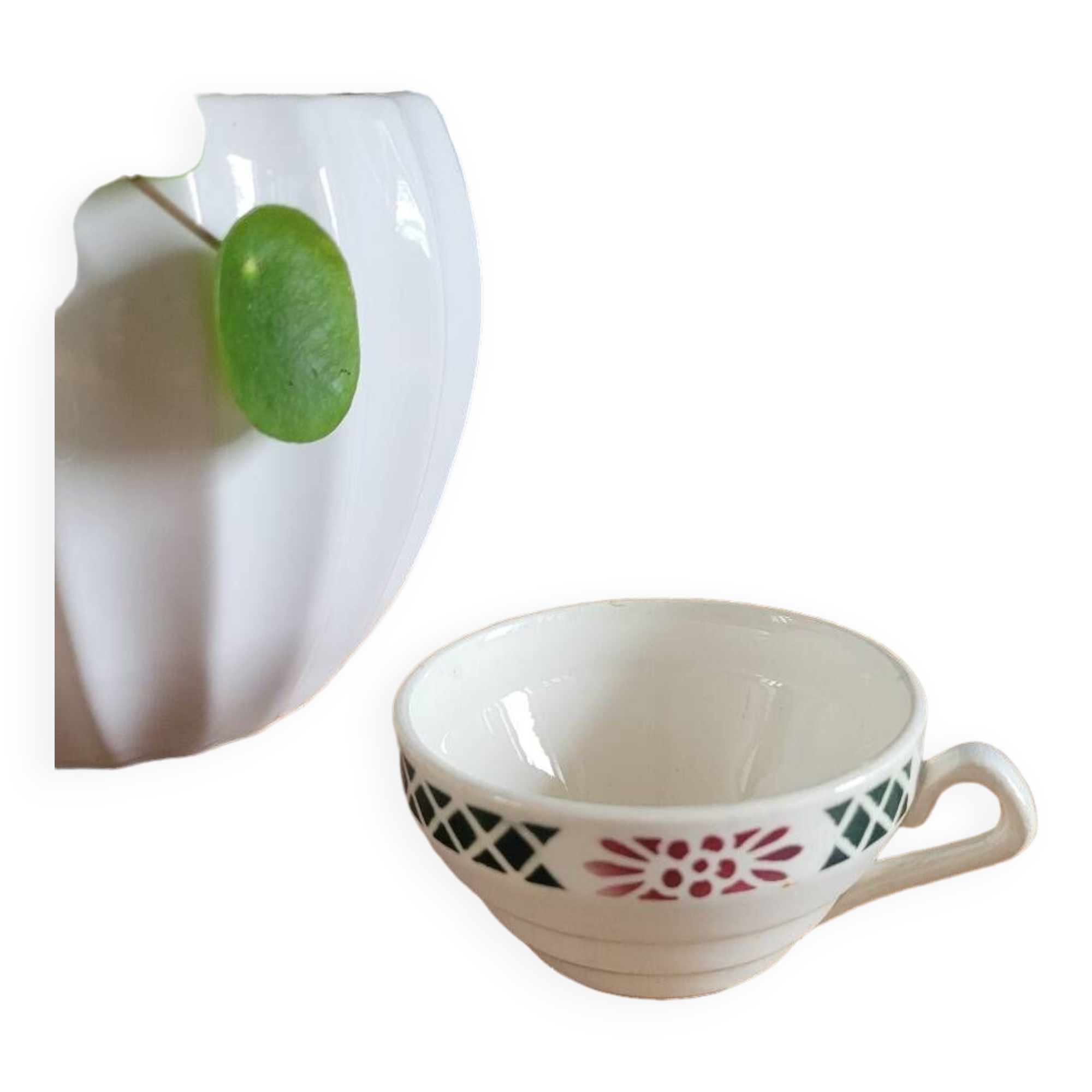 Terre de fer 5063 mug from Sarreguemines