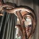 Painted wood mirror  70x100cm