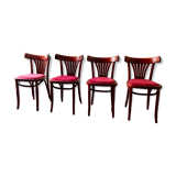 Suite de 4 chaises de bistrot
