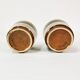 A pair of ceramic flower pots with covers, Scheurich, Germany, 1960s.
