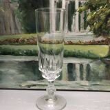 Set of 6 lance model champagne flutes, design made in France from the 1970s.