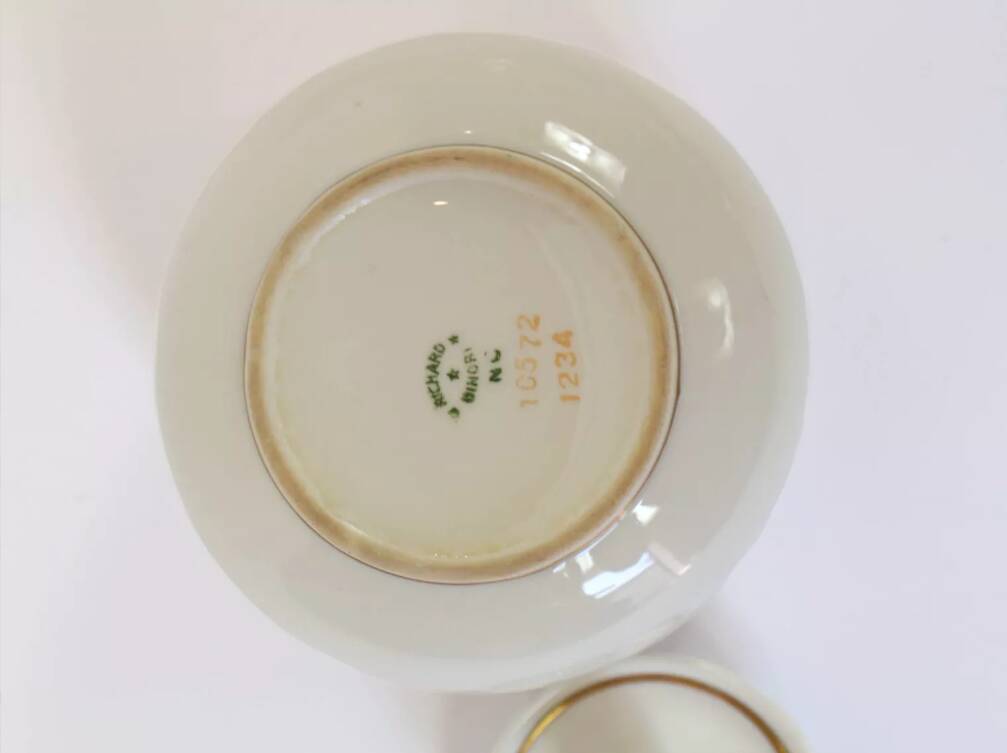 Tea service 12 people, Richard Ginori, 30s