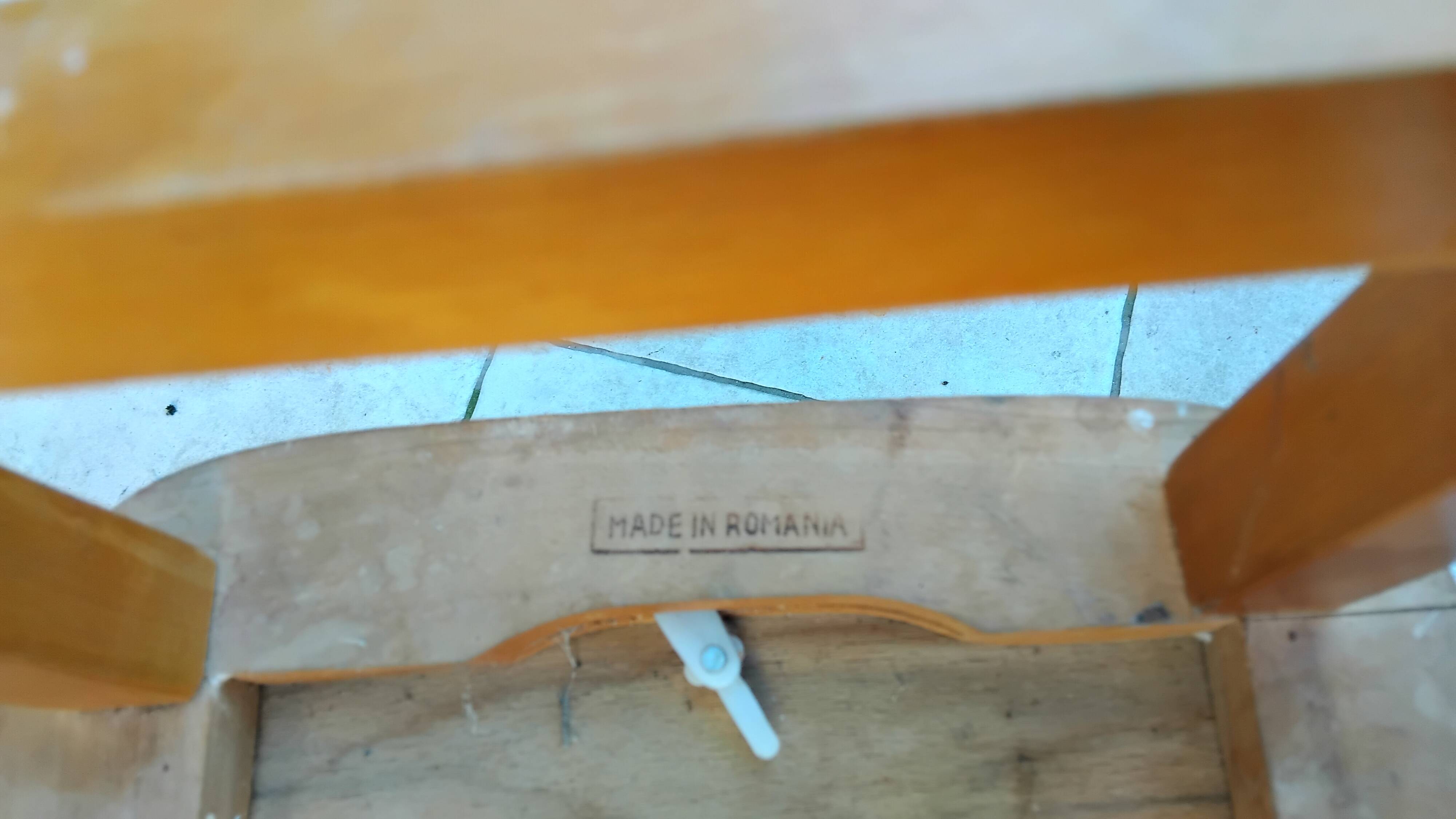 Pair of vintage bistro stools made in Romania