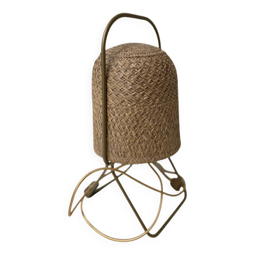 Paleae Brasilis table lamp by Brunno Jahara & Ana Voss