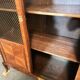 Directoire style display cabinet with two doors