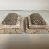 Pair of marble bookends