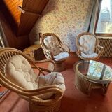 Rattan garden furniture