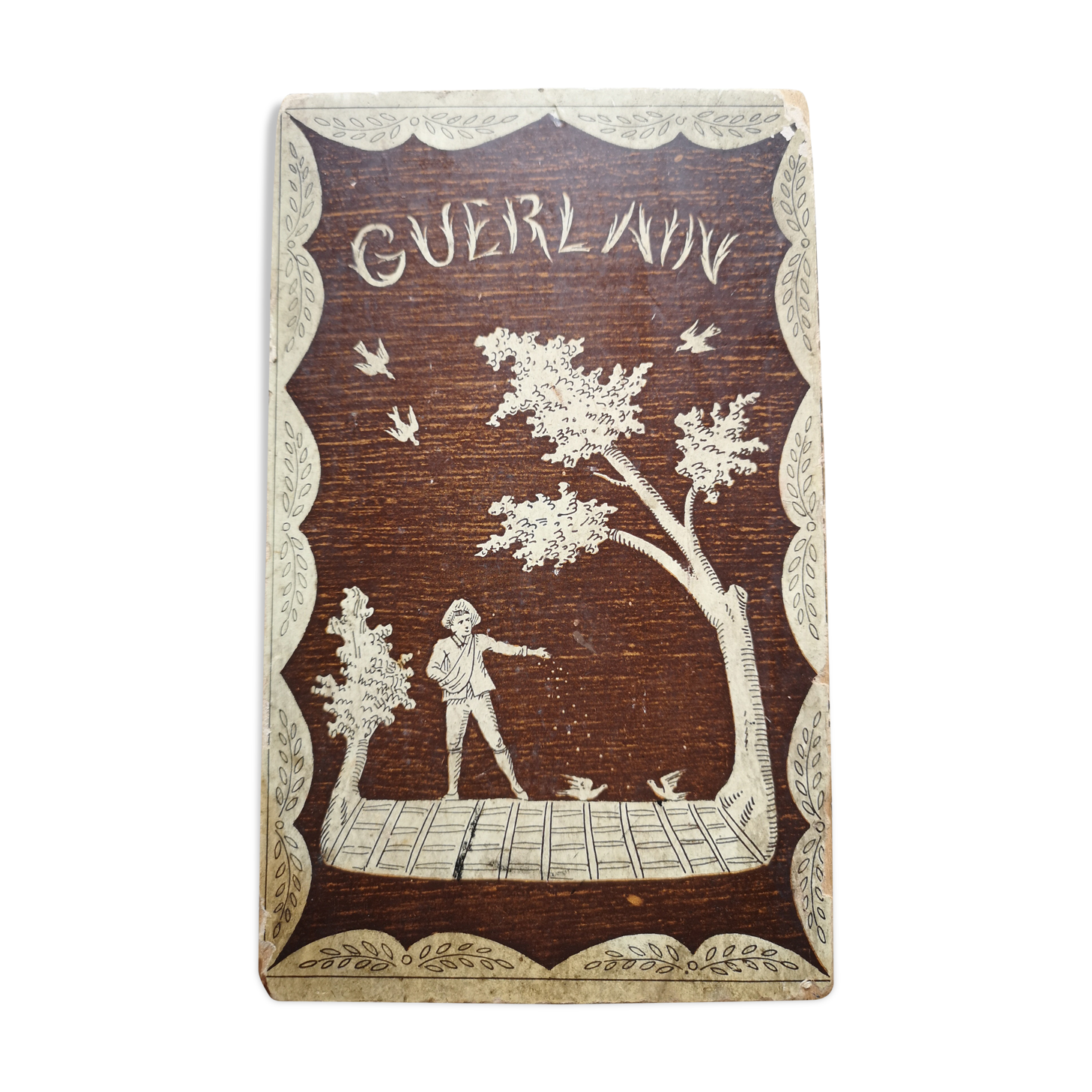 Guerlain wooden perfume box - Between 1930 and 1950