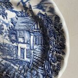 The Hunter Myott Blue Oval Dish