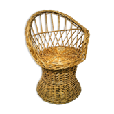 Children's chair in wicker