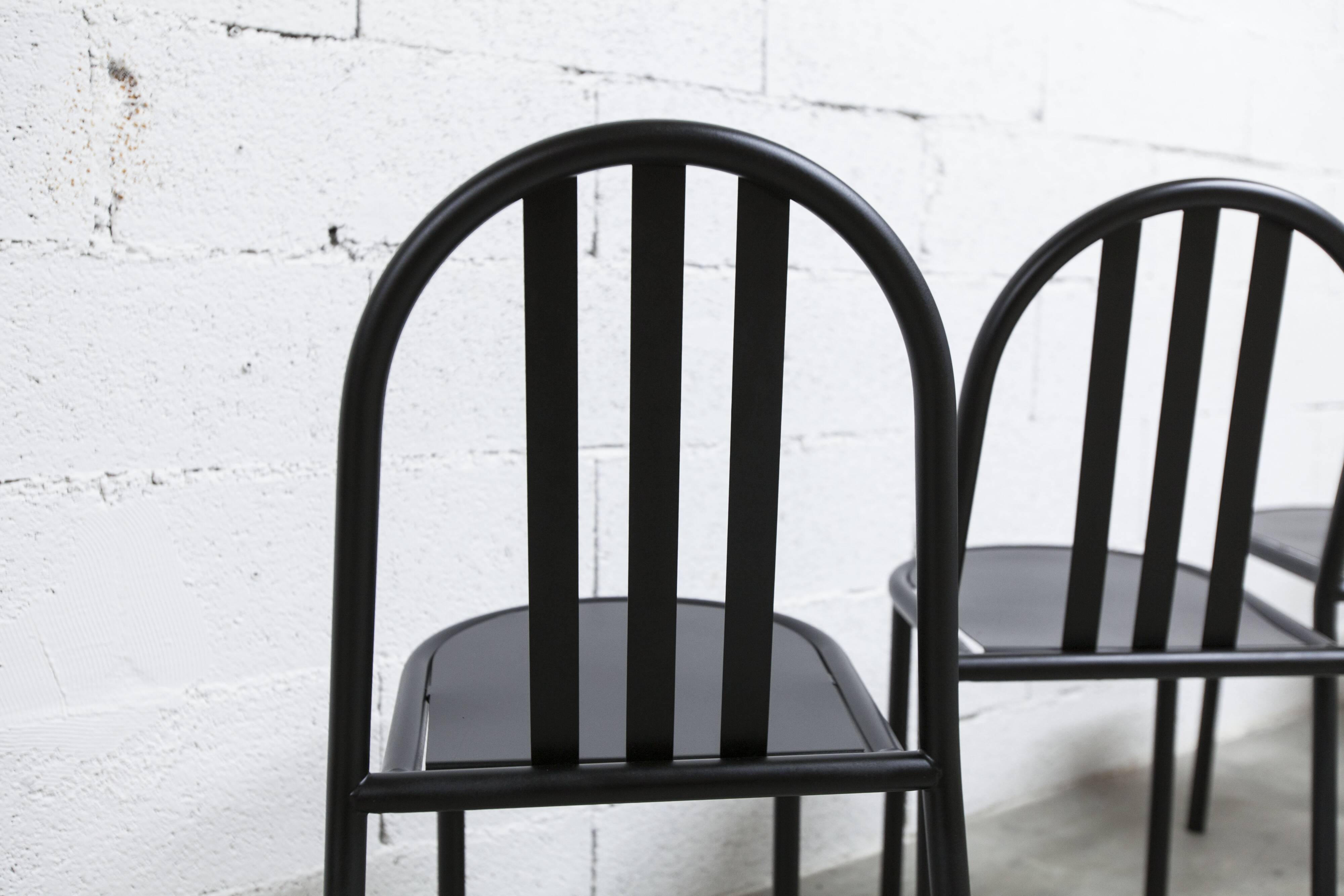 Set of 6 "202" model chairs by Robert Mallet Stevens 1980