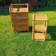 Commode, chiffonnier en rotin vintage