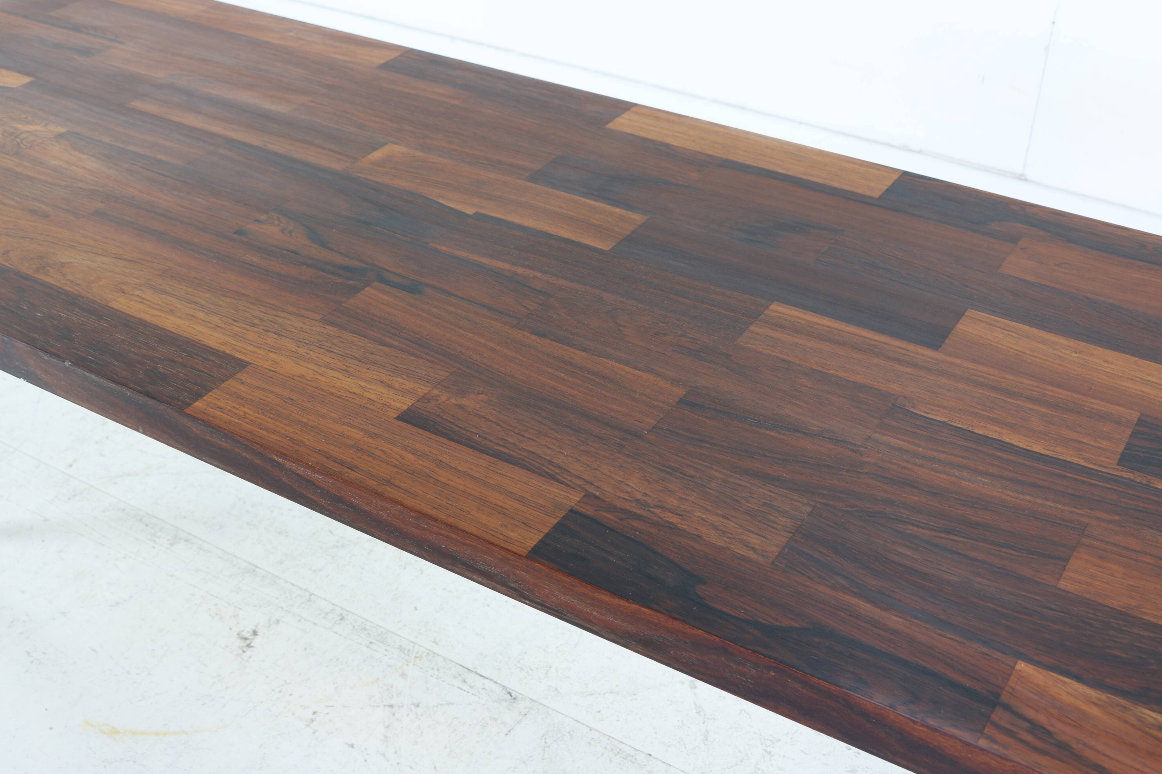 Rosewood wooden inlay table by Rudolf Glatzel for Fristho Holland