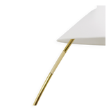 Brass floor lamp Sumatra Mid-Century Rupert Nikoll, Vienna, Austria, 1950s