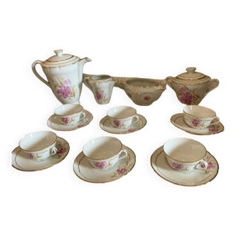 Porcelain coffee or tea service