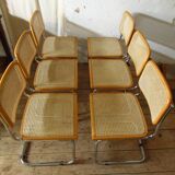 6 chairs by Marcel Breuer