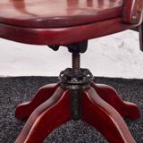Chaise de bureau Capua d'Adolf Loos – N° 669 – Hêtre, teinte acajou – 1923