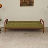 Green Banquette Daybed from Czechoslovakia 1960